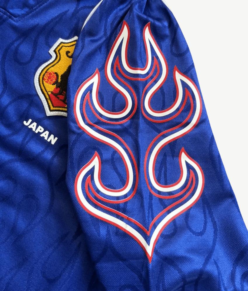 JAPAN 1998 BLUE 'FLAME' RETRO SHIRT