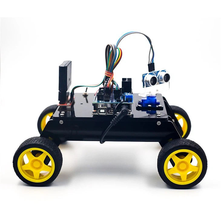 DIY Remote Control Smart Robot Car Kit 4WD Chassis Kit For Robot Car Toy