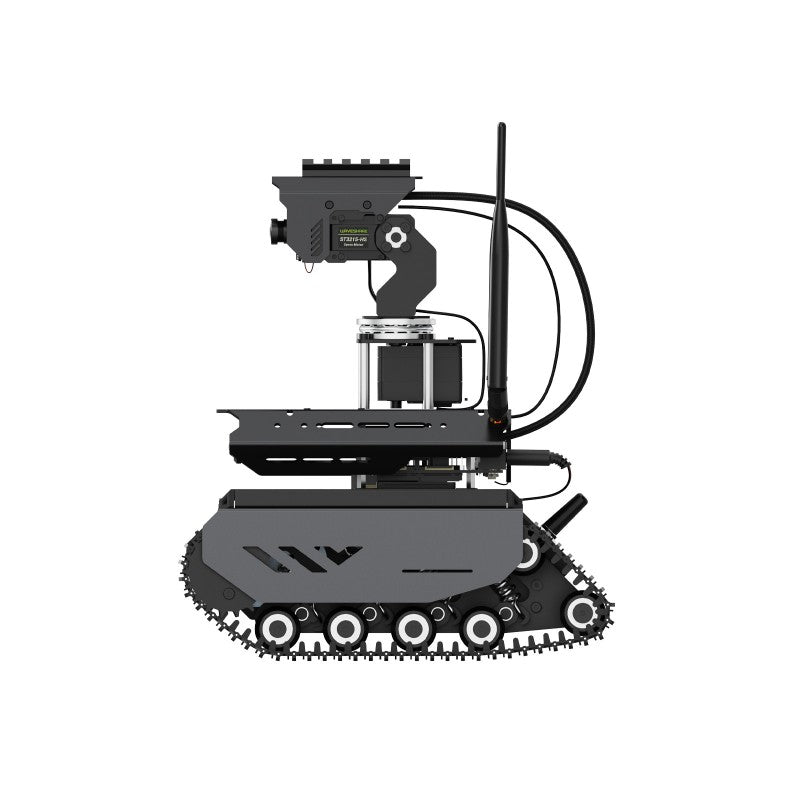 Open-source Off-Road Tracked AI Robot For Jetson Orin Series Board Dual Controllers Flexible Omnidirectional Pan-Tilt