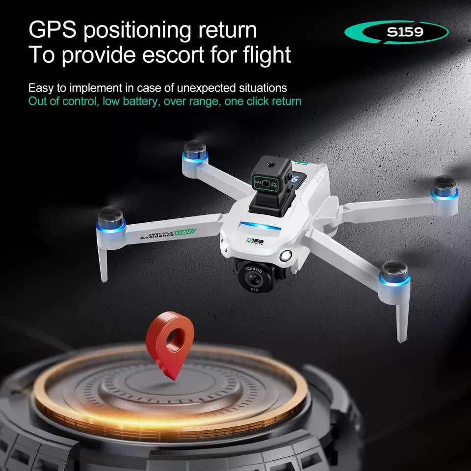 Drone GPS 5G Screen Remote Control 4K Dual Camera 360° Obstacle Avoidance